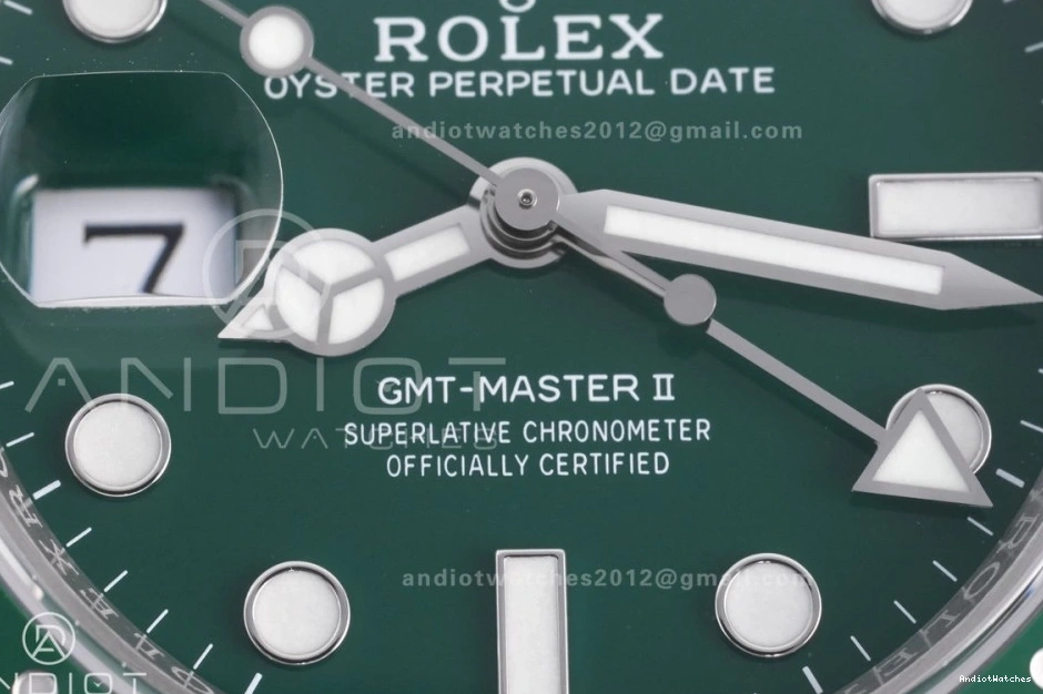 126729 GMT-Master Bracelet Oyster On Sprite 1:1 884 V3 Dial Best ZipUp Green Edition SS II 904L DD VSF VTNR 0731